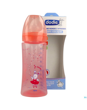 Dodie biberon initiation+ rose danseuse    330ml