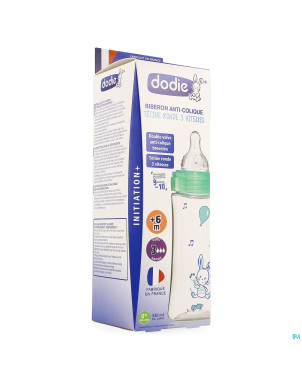 Dodie biberon initiation+ vert valentin    330ml