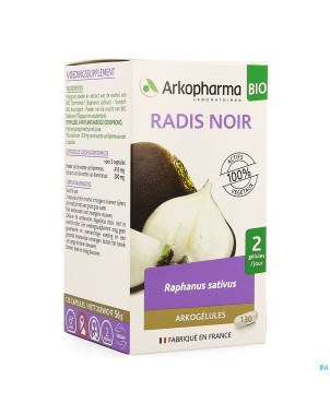 Arkogelules radis noir bio    caps 130
