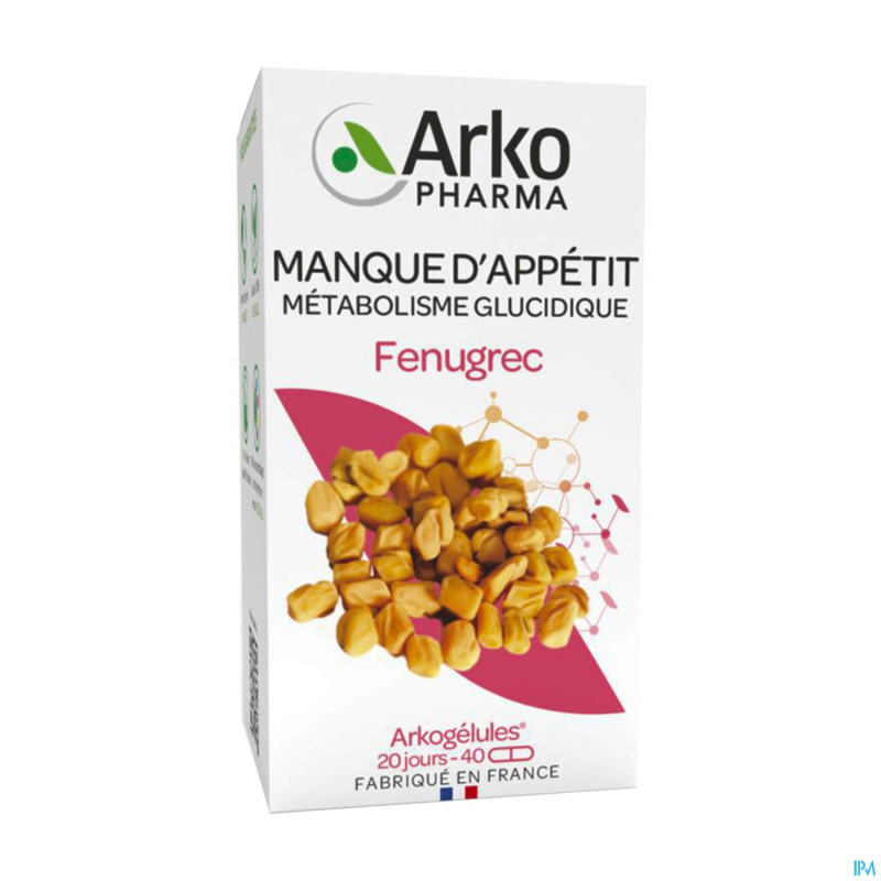 Arkogelules fenugrec bio    caps 40