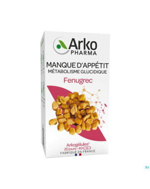 Arkogelules fenugrec bio    caps 40