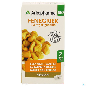 Arkogelules fenugrec bio    caps 40