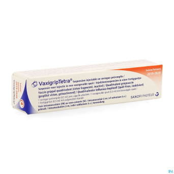 Vaxigrip tetra susp inj ser preremp.  0,5 ml 2019