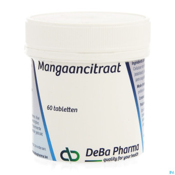 Citrate manganese comp  60 deba