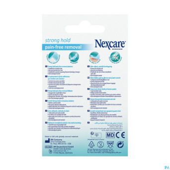 Nexcare 3m strong hold assortis 20