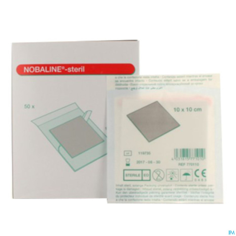 Nobaline steriel 10 x 10cm 50