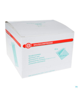 Noba compresse absorb. sterile 20 x 40cm 15