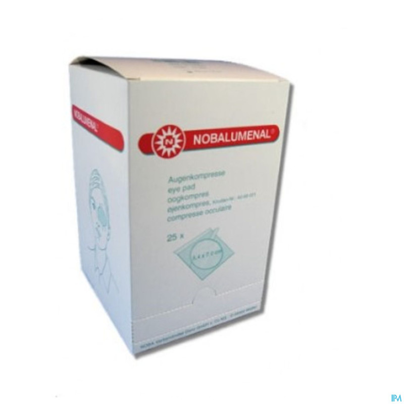 Nobalumenal compresse occulaire ster.  5,4 x 7cm