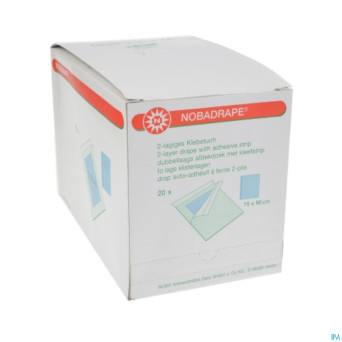 Nobadrape champ sterile + adhesif 75 x 90cm