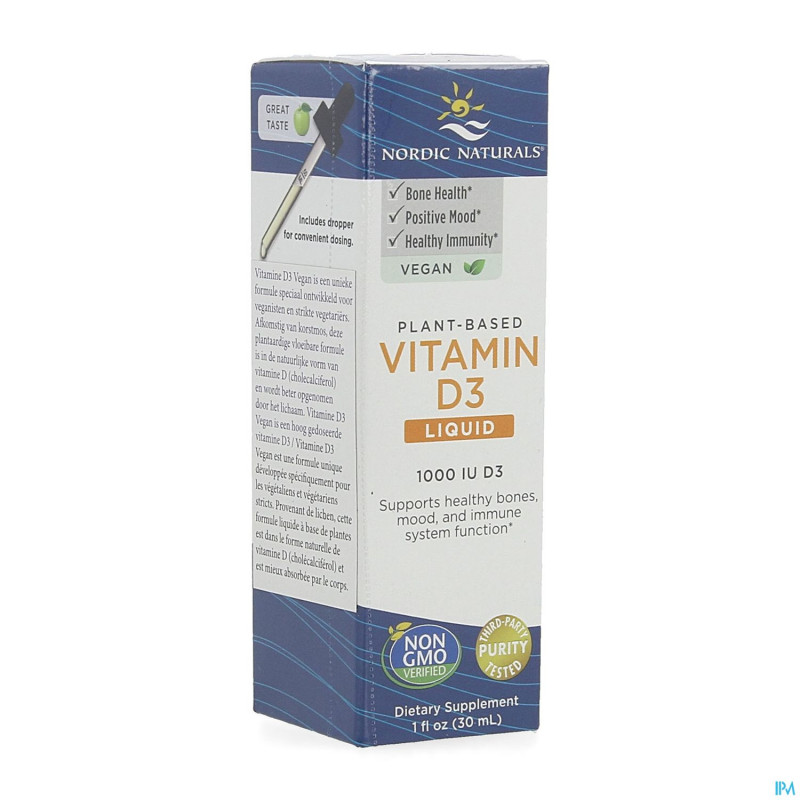 Nordic vitamin d3 vegan 30ml