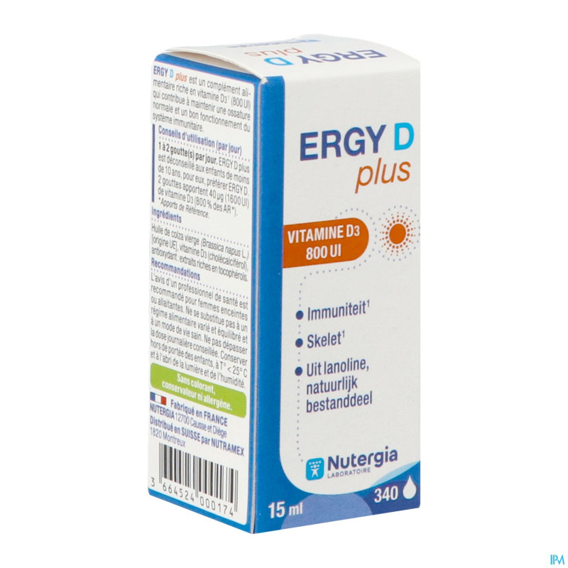 Ergy d plus    fl  15ml