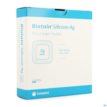 Biatain silicone ag 7,5x7.5cm 3