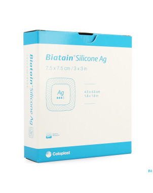 Biatain silicone ag 7,5x7.5cm 3