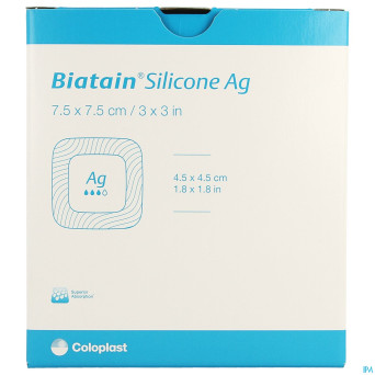 Biatain silicone ag 7,5x7.5cm 3
