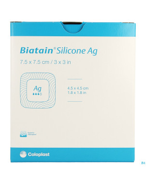Biatain silicone ag 7,5x7.5cm 3