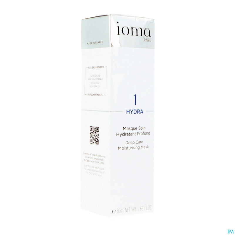 Ioma masque soin hydratant profond 50ml