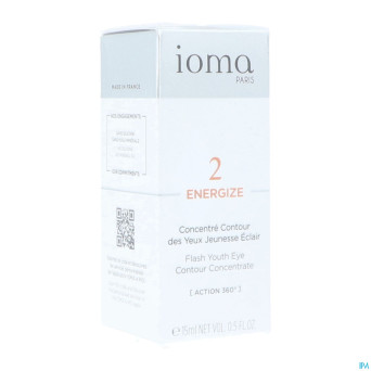 Ioma concentre contour yeux jeunesse eclair 15ml