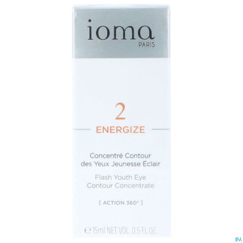 Ioma concentre contour yeux jeunesse eclair 15ml