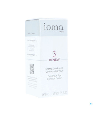 Ioma creme genereuse contour yeux 15ml