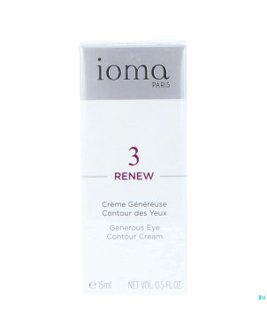 Ioma creme genereuse contour yeux 15ml