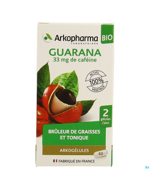 Arkogelules guarana bio    caps 40