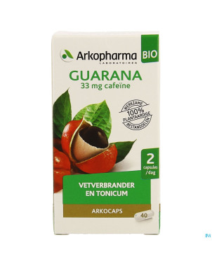 Arkogelules guarana bio    caps 40