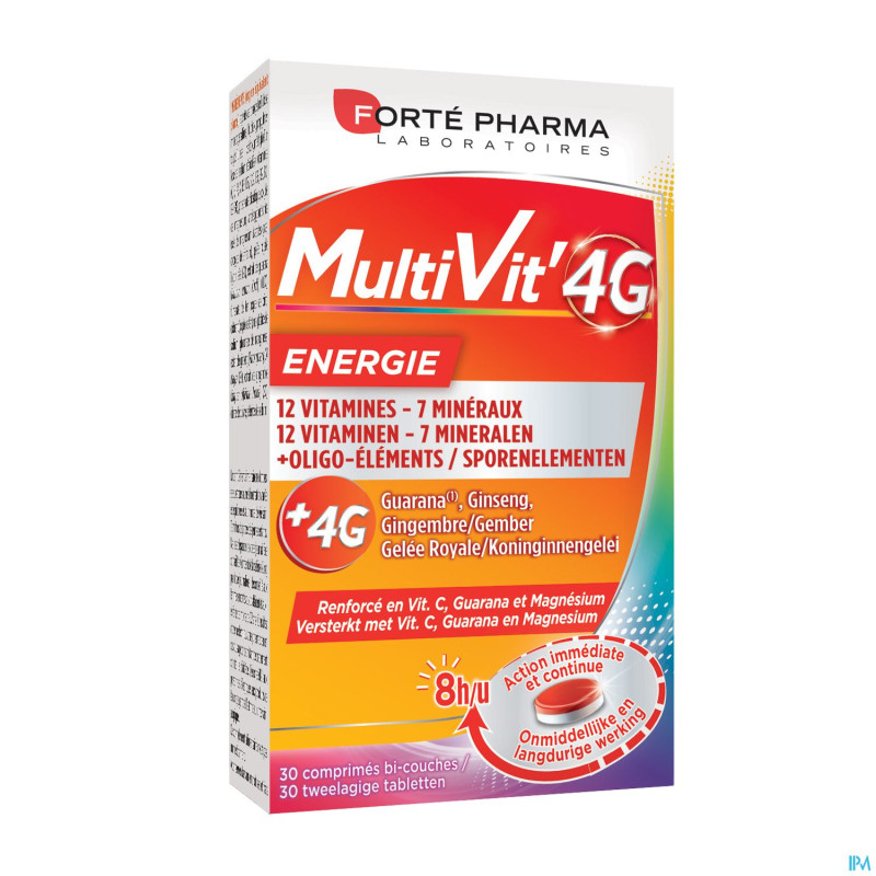 Multivit' 4g energie comp 30