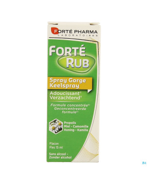 Forterub spray gorge adoucissant 15ml