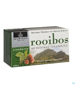 J.hooy ouhuis rooibos-cranberry the sach. 40