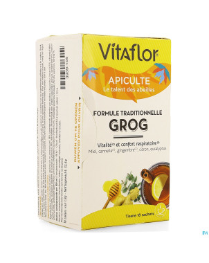 Vitaflor grog formule traditionnelle sach 18