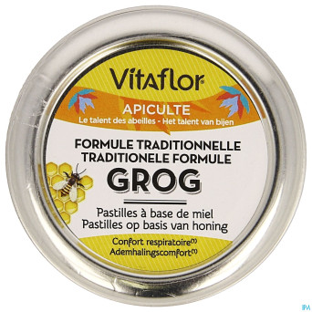 Vitaflor grog formule tradit. miel past. 45g