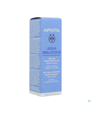 Apivita aqua beelicious cooling eye gel  tube 15ml