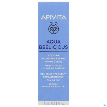 Apivita aqua beelicious cooling eye gel  tube 15ml