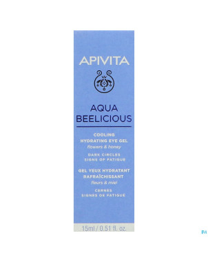 Apivita aqua beelicious cooling eye gel  tube 15ml