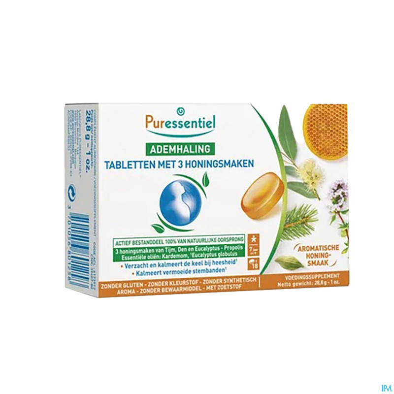 Puressentiel respiratoire pastilles miel    18