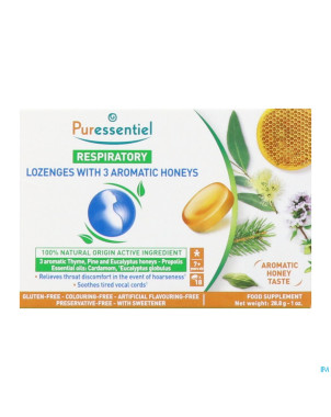 Puressentiel respiratoire pastilles miel    18