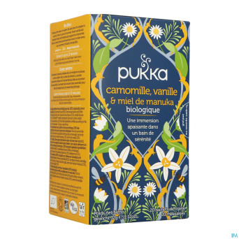 Pukka chamomille vanilla manuka honey bio sach. 20