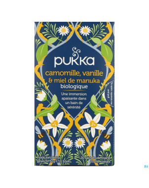 Pukka chamomille vanilla manuka honey bio sach. 20