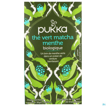 Pukka mint matcha green tea bio ft sach. 20
