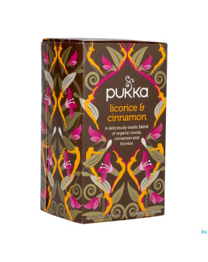 Pukka licorice cinnamon bio sach. 20