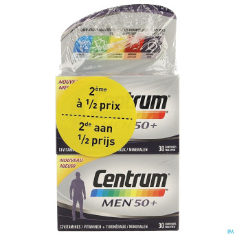 Centrum men 50+ comp  2x30 2e-50% promo