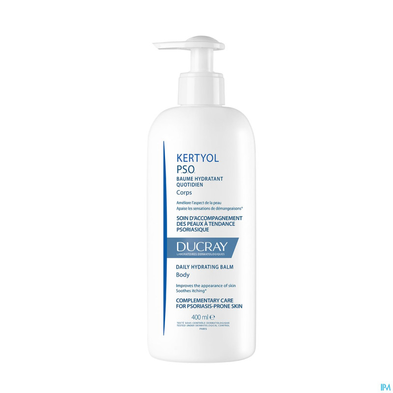 Ducray kertyol pso baume hydratant quotidien 400ml