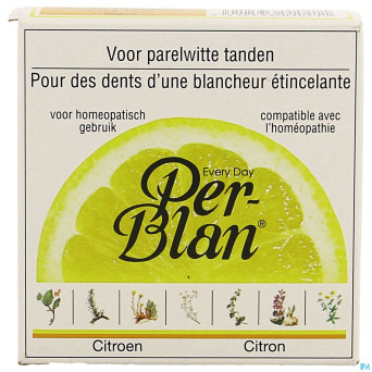 Perblan poudre dentifrice citron 30g