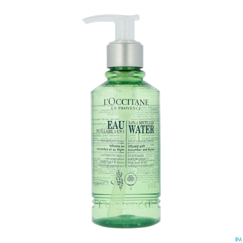 L'occitane cleanser eau micel.3en1 infus net200ml