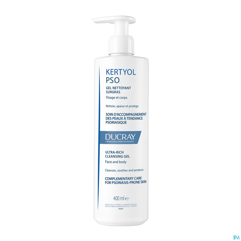Ducray kertyol pso gel nettoyant surgras    400ml