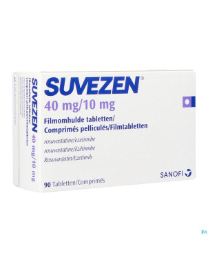 Suvezen 40mg/10mg comp pell  90