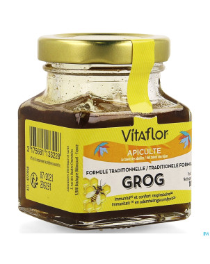 Vitaflor grog formule traditionnelle miel pot 100g