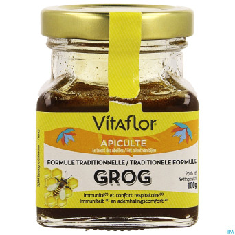 Vitaflor grog formule traditionnelle miel pot 100g