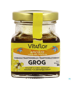 Vitaflor grog formule traditionnelle miel pot 100g