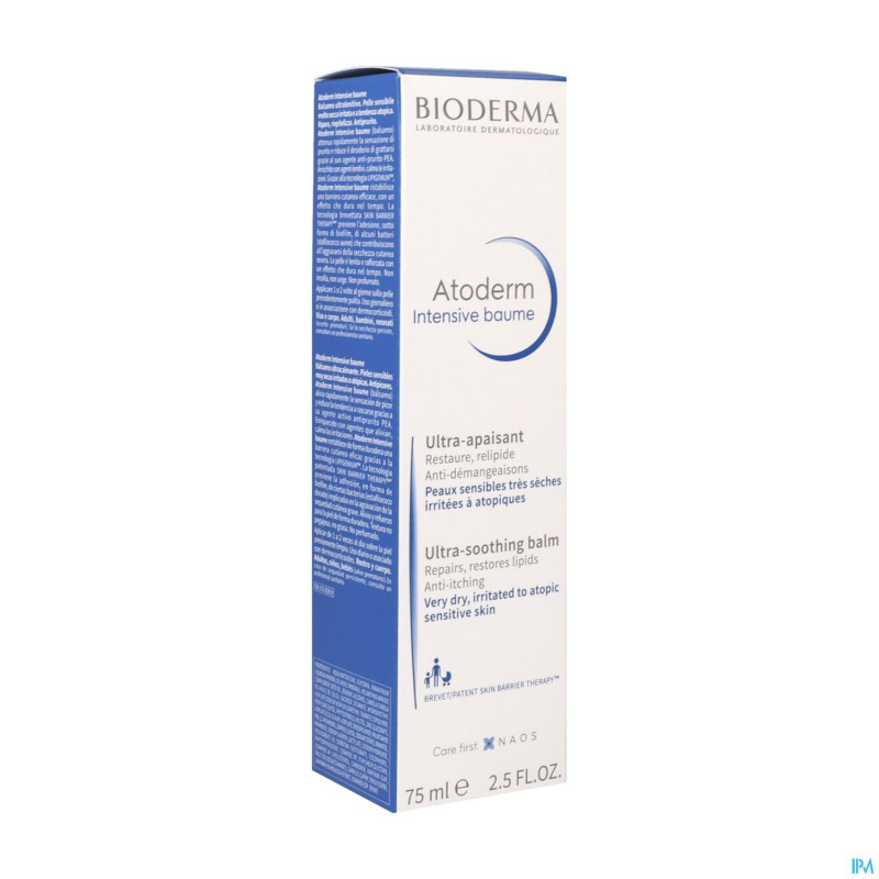 Bioderma atoderm intensive baume tube 75ml